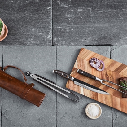 Steak Champ Grillpanna & Barbecue stekset - Rekommenderat pris 2.098,-